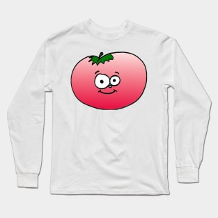 Happy Tomato Doodle Long Sleeve T-Shirt